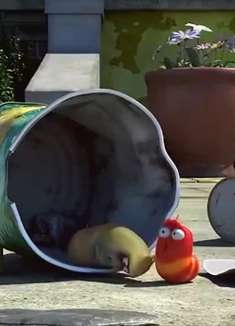 爆笑虫子：甜甜圈竟有这么好吃黄虫子和红虫子互相算计！