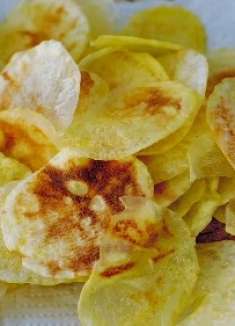 懒人健康薯片，不用烤箱不油炸，无盐无糖，香脆可口，儿子吃不够