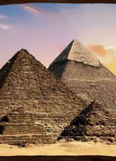 穿越时空看吉萨金字塔群，5K超清埃及古迹航拍