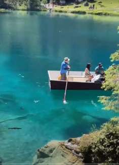 瑞士的九寨沟：蓝湖 Blausee