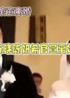 陈晓陈妍希官宣离婚，和平分手