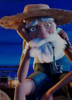 渔夫与鹈鹕的争吵，将圆月打成弯月