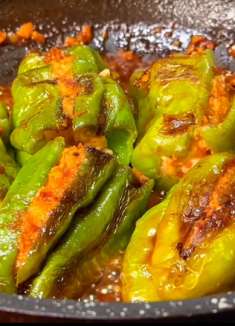 今日减脂菜单——青椒酿虾滑，真想让减脂的小伙伴都尝尝！！！真的太好吃了！！！