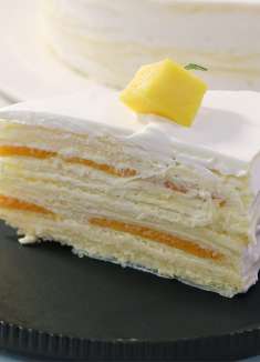 不开火，不揉面，用春卷皮就能做的千层蛋糕，Q弹美味，简单易学