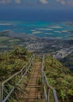 漫步夏威夷，踏上通往天堂的阶梯