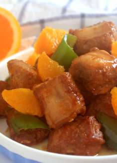 一分钟巧手厨房 香橙排骨