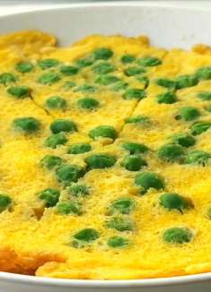 我家喜欢吃青碗豆多加2个鸡蛋，焦香里嫩越吃越喜欢吃家乡的味道