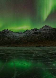 唯美极光延时摄影：拉普兰的冬天