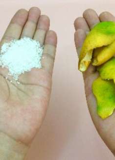 橘子皮加食盐，非常有用，好多人都不知道，看完视频赶紧试试