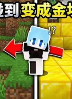 MC当碰到的地方都变金块！