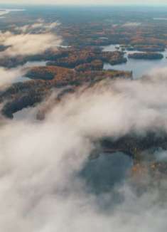 空中冥想:享受秋天的卡累利阿