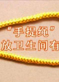 你家有这种手提绳吗？放卫生间用途真厉害，我也是才清楚，涨知识