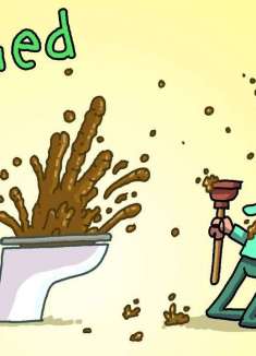 堵塞的马桶一秒清洁，到底发生了什么呢？