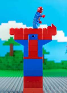 乐高大蜘蛛侠儿童砖房