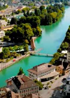 瑞士图恩：碧水蓝天的旅游胜地