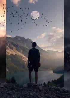 一幅万花筒般的拼布被子