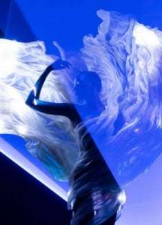 「活生生」的订制裙，由上亿发光藻类制成