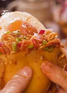 墨鱼口袋面，好吃又健康