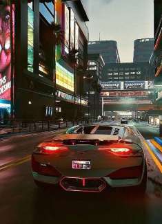 赛博朋克 2077：夜间自由漫游游戏