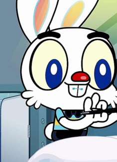 小兔子的衣柜里面，没想到有一个保险柜