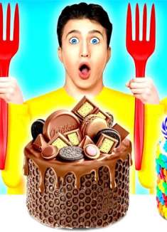 搞笑外国人：爱自己的100种方式，挑战每天吃一个巧克力蛋糕！