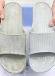 洗拖鞋时滴几滴，无论多脏多黑的拖鞋，立马干净如新，快回家试试