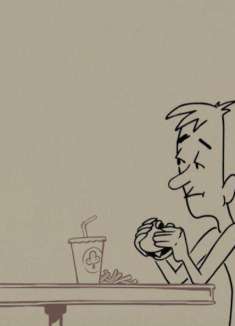 搞笑惊悚动画：吃「人」的汉堡包？