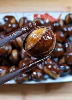 糖炒板栗的家庭做法，个个开口笑，软糯香甜，老少皆宜，好做好吃