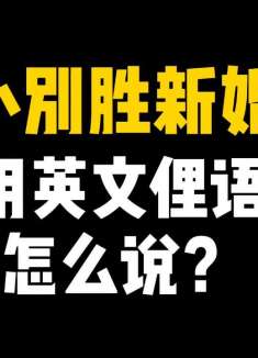 “小别胜新婚” 用英文俚语 怎么说？