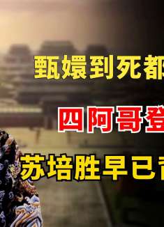 甄嬛到死都不知道，四阿哥登基前，苏培胜早已背叛了她