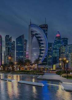 多哈魅力延时，碧波荡漾的波斯湾畔