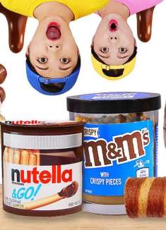 分享巧克力甜点！手指饼干蘸着巧克力酱一起吃，味道浓郁又好吃！