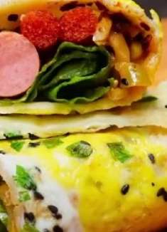 一碗面粉一碗水，手不沾面就能做出营养鸡蛋饼，外面卖5块价格一