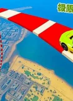 奇葩赛车：极限汽车追击战，没想到速度这么快，根本追不上！