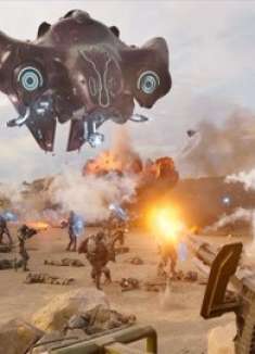 《光环》人类与星盟爆发激战！星盟强战力“鬼面兽”正式出场！