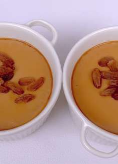 越来越冷的天，一碗焦糖炖奶，暖心暖胃