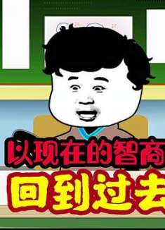 假如以我现在的智商回到过去！