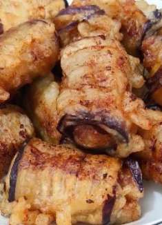 茄子卷上肉馅，瞬间变成一道美食，简单易学，赶紧试试吧