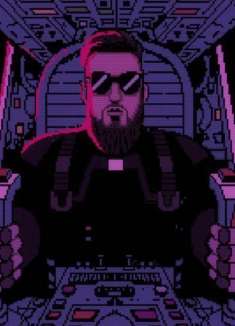 像素风赛博朋克 MV，数数有多少游戏出现？