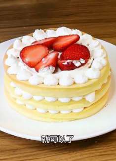 新手一次成功，6寸裸蛋糕，18分钟出烤箱