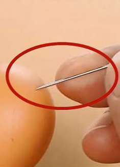 拿根针在鸡蛋上扎个小孔，别提多实用，家家户户都需要，开眼界！