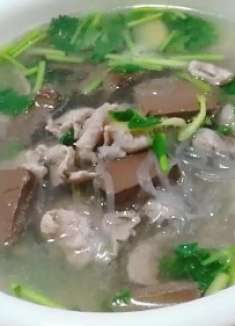 超好吃的鸭血粉丝汤，做法简单美味，一看就会
