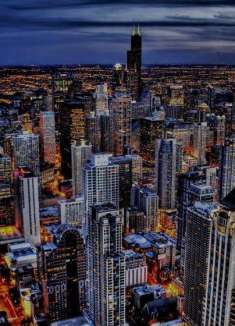 艾美奖获奖延时摄影，绝美芝加哥之夜