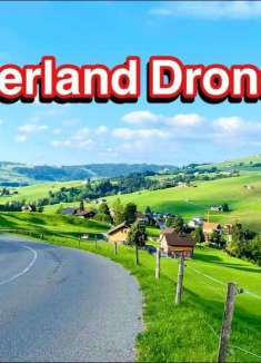 鸟瞰欧洲，壮观的瑞士景色