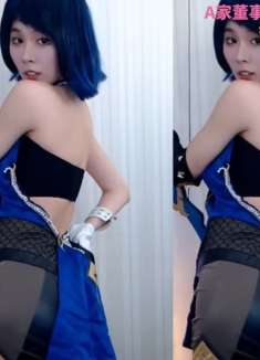 蛋宝COS夜兰，衣服大了也盖不住好身材