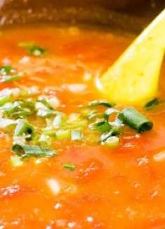 西红柿疙瘩汤最好吃的拌法，简单好做，一次能喝三大碗！