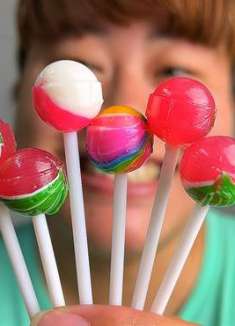 迷你小小的棒棒糖