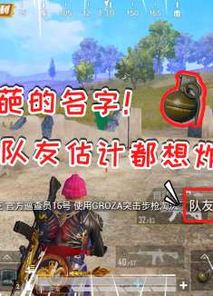 和平精英：看到敌人的名字后，我好像理解了当他队友的“痛”