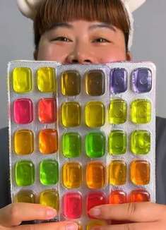 炫彩果冻糖，看看是果冻还是糖