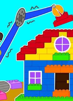 小狼沃夫沃夫和爸爸合力 搭建梦想小屋 最后能成功吗